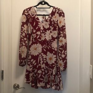 Open back floral sundress